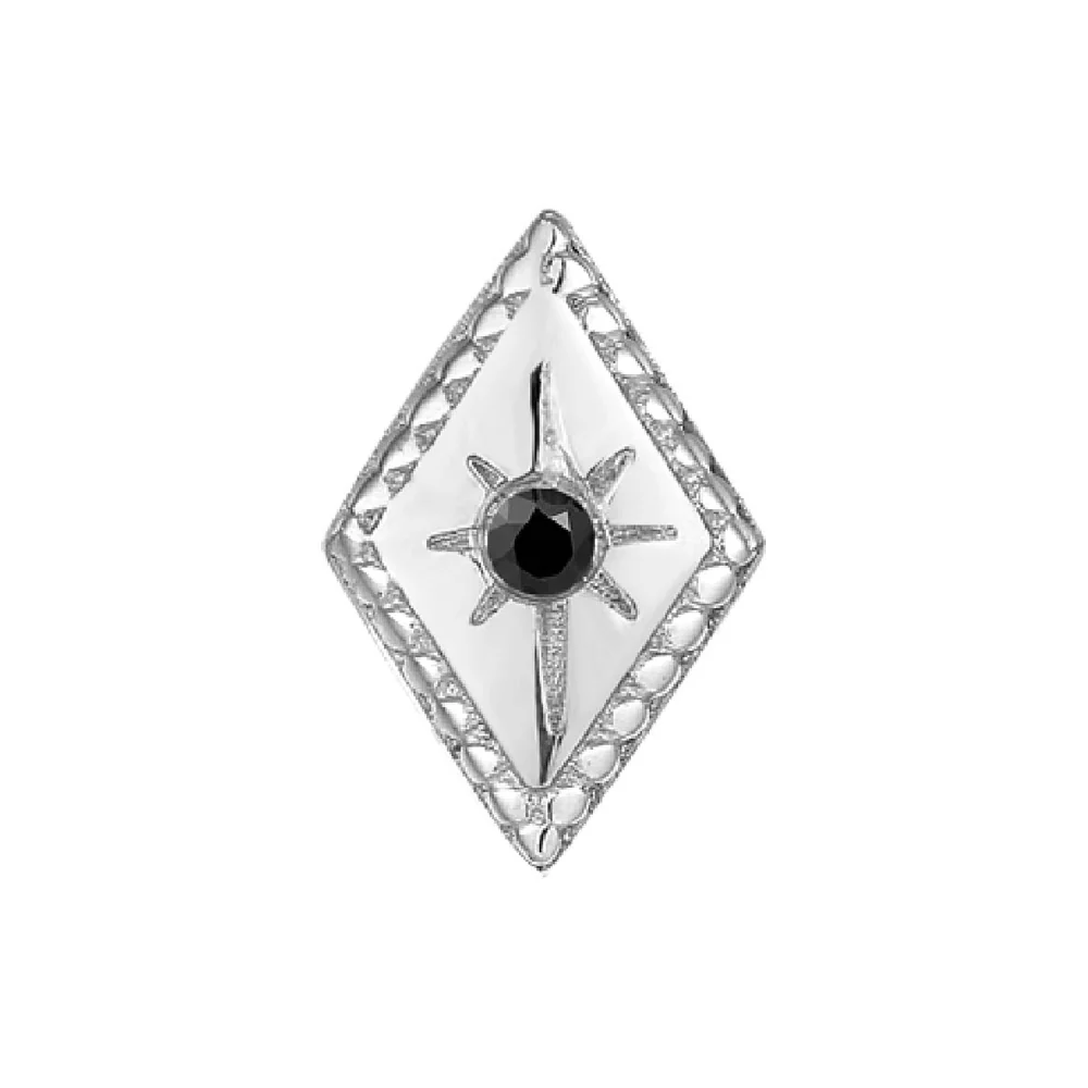 threadless: "Etoile" End in Gold with Black Diamond - Image 3