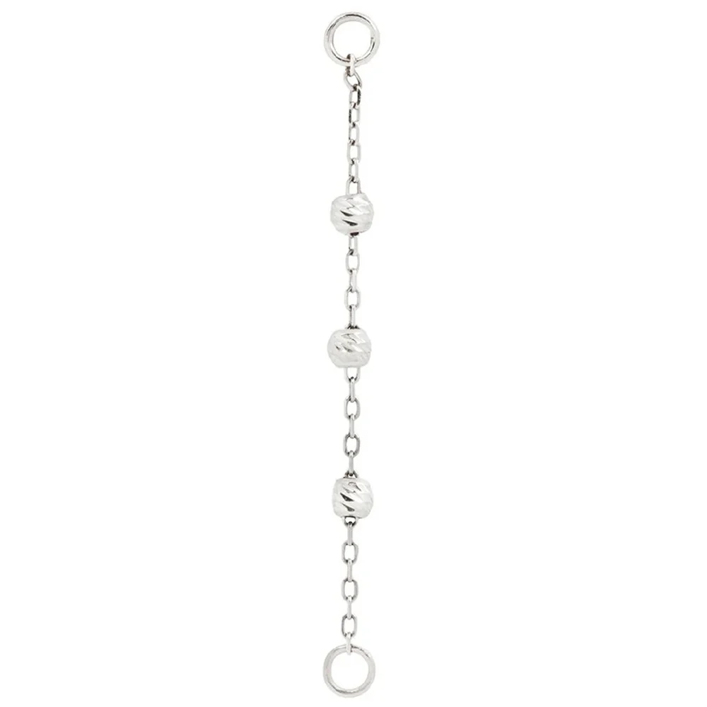 "Cressida" 3 Bead Chain Attachment in Gold - Image 4