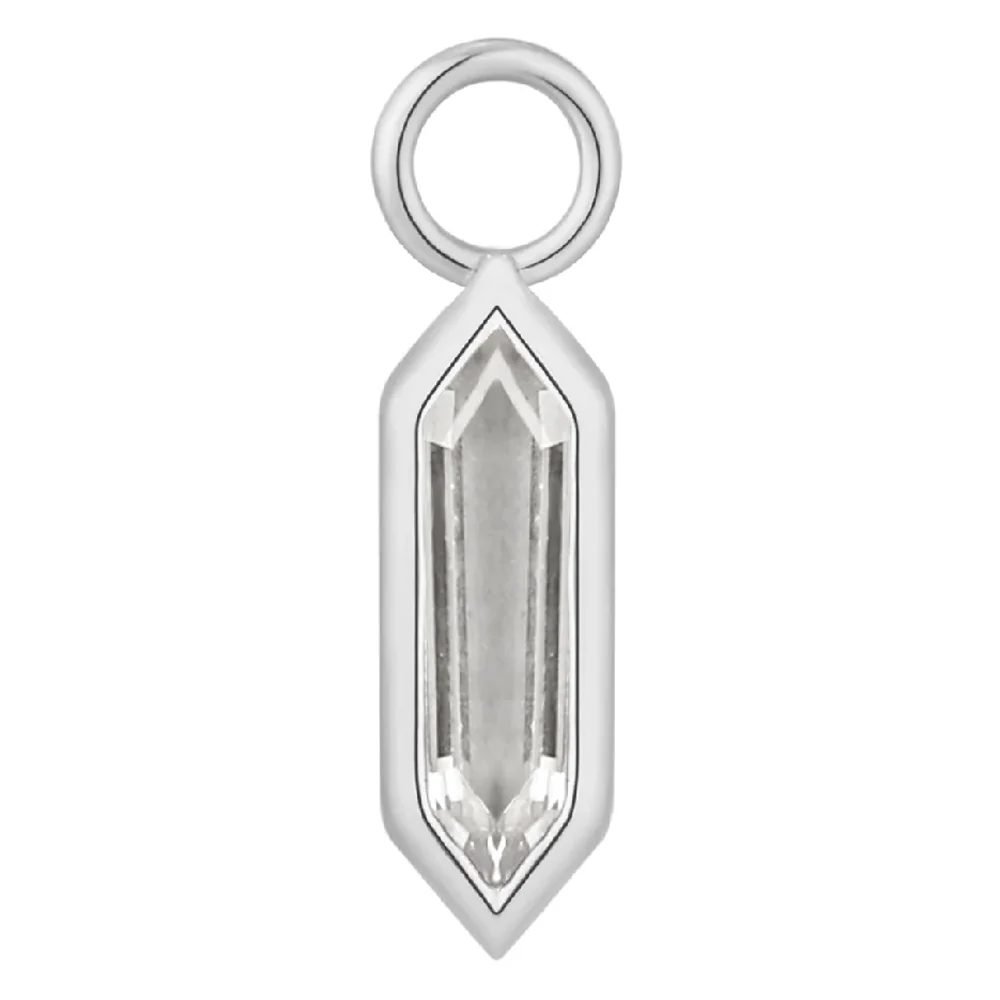"Theory" Charm in Gold with CZ - Image 3