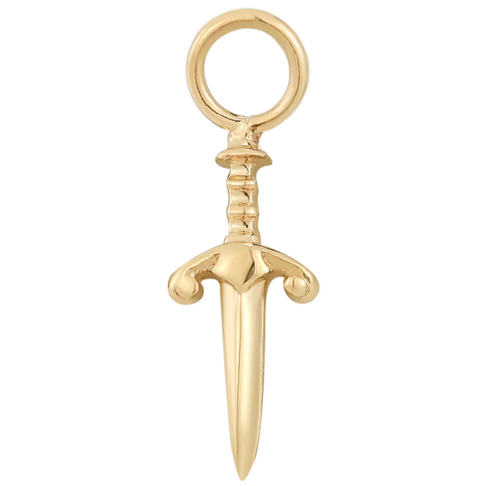"Blade" Charm in Gold - Image 2