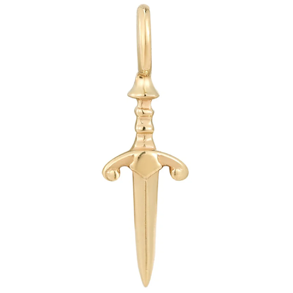 "Blade" Charm in Gold - Image 3