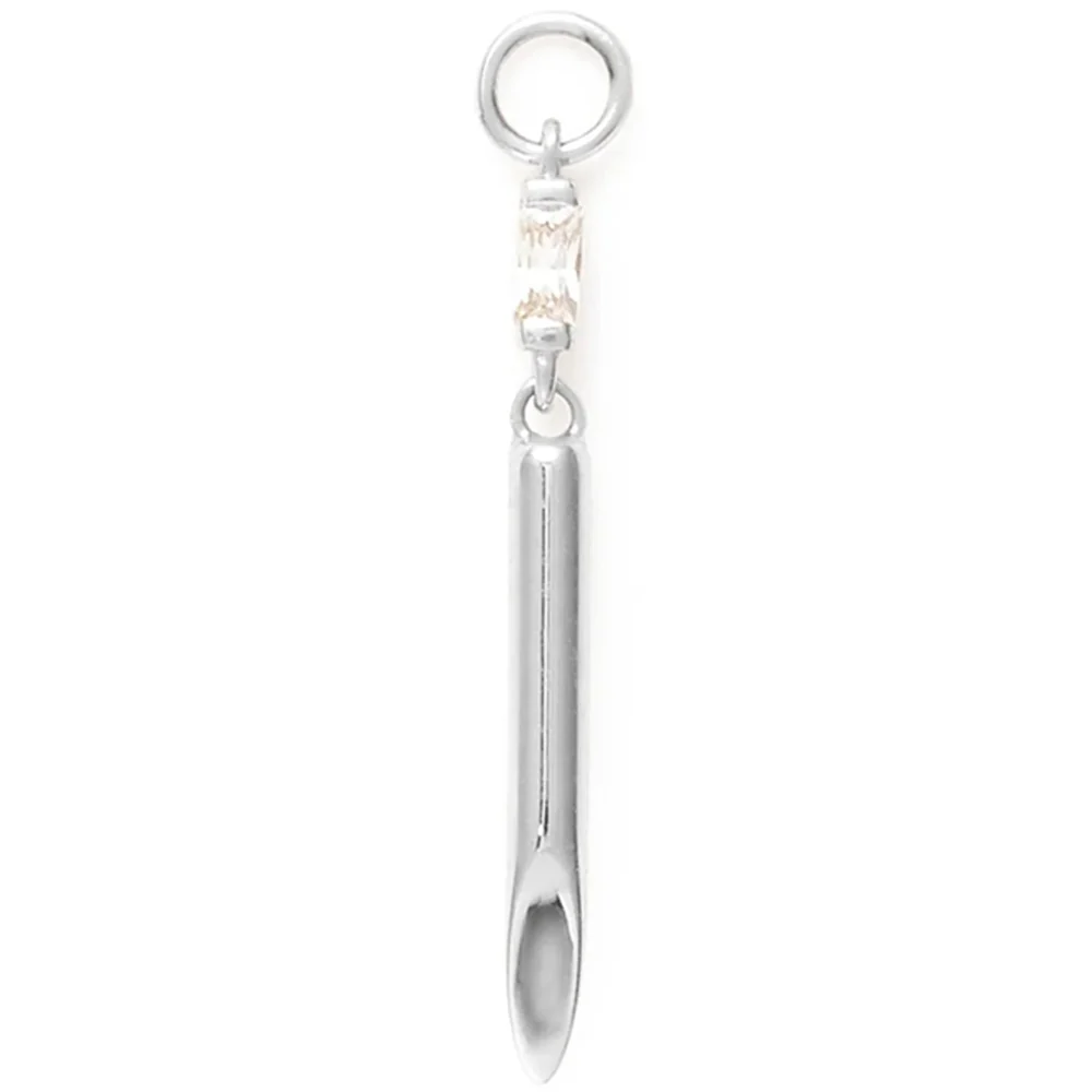 "Kulture" Charm in Gold with CZ - Image 4