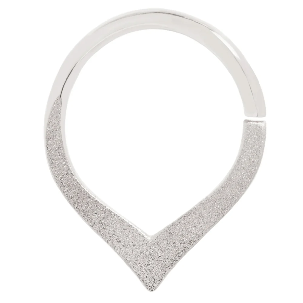 "Rise Sandblast" Seam Ring in Gold - Image 3