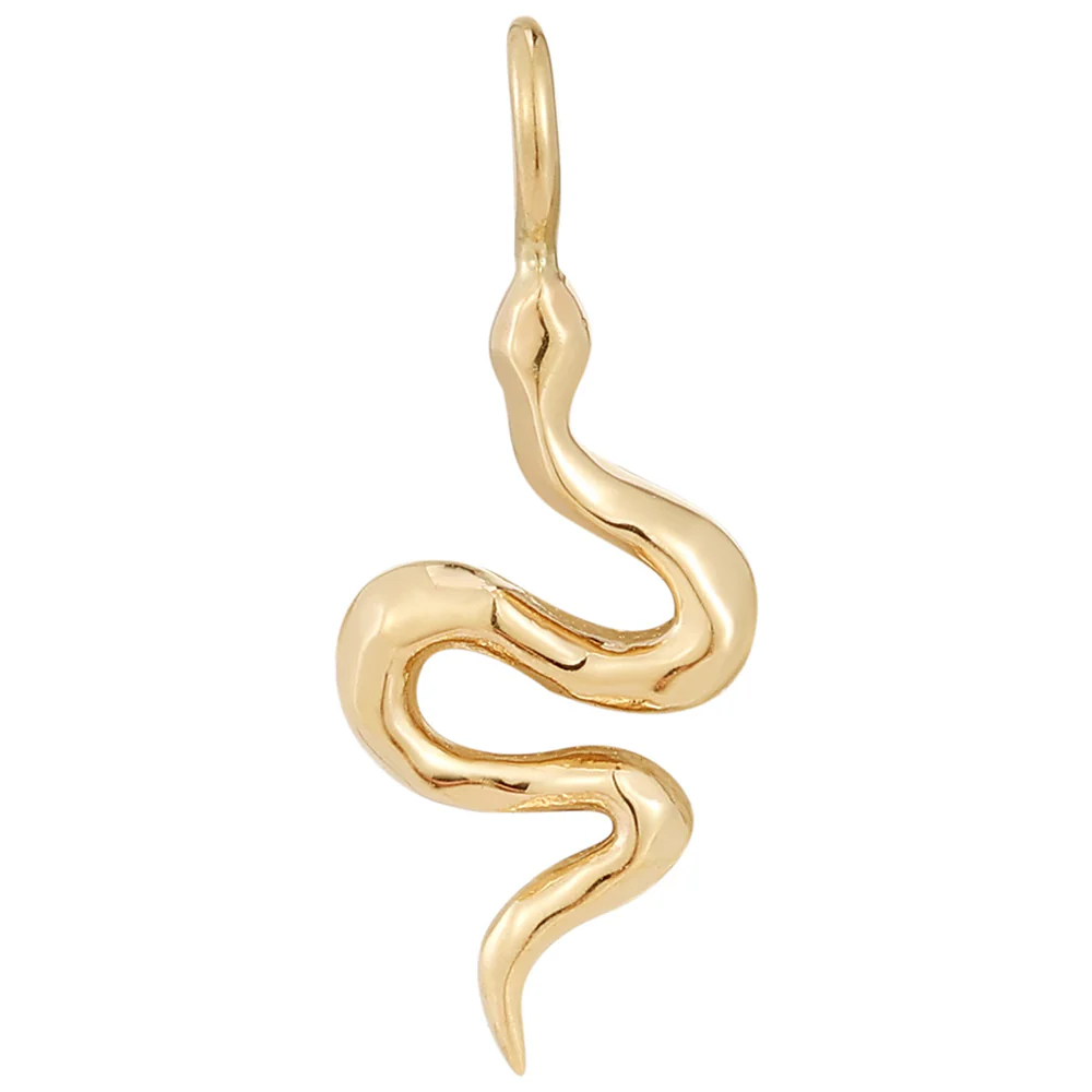 Serpent Charm in Gold - Image 3