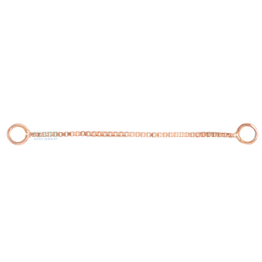 Single Box Chain Attachment in Gold - Image 4