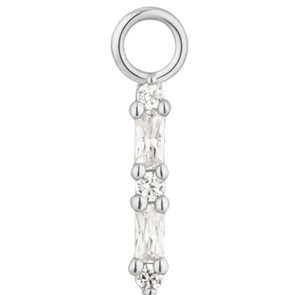 "Standout" Charm in Gold with White CZ's - Image 3