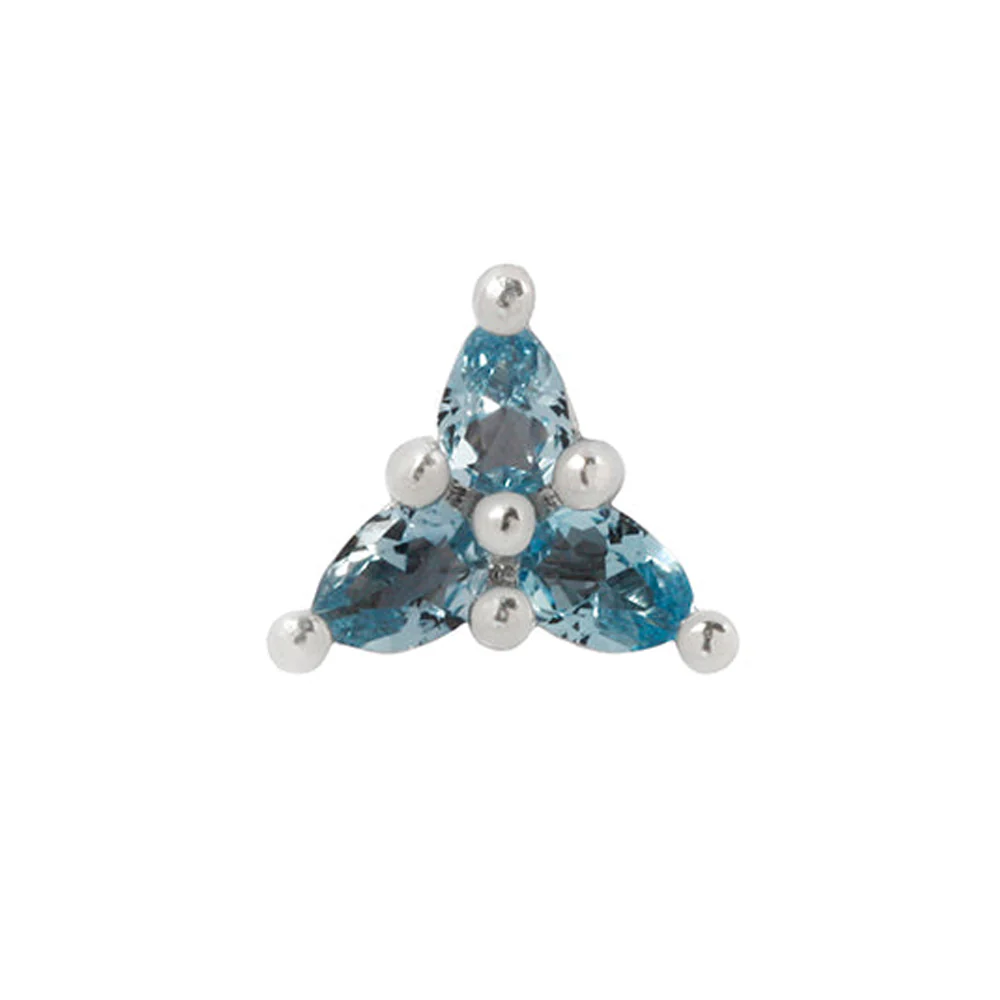 threadless: "3 Little Pears" End in Gold with London Blue Topaz' - Image 4