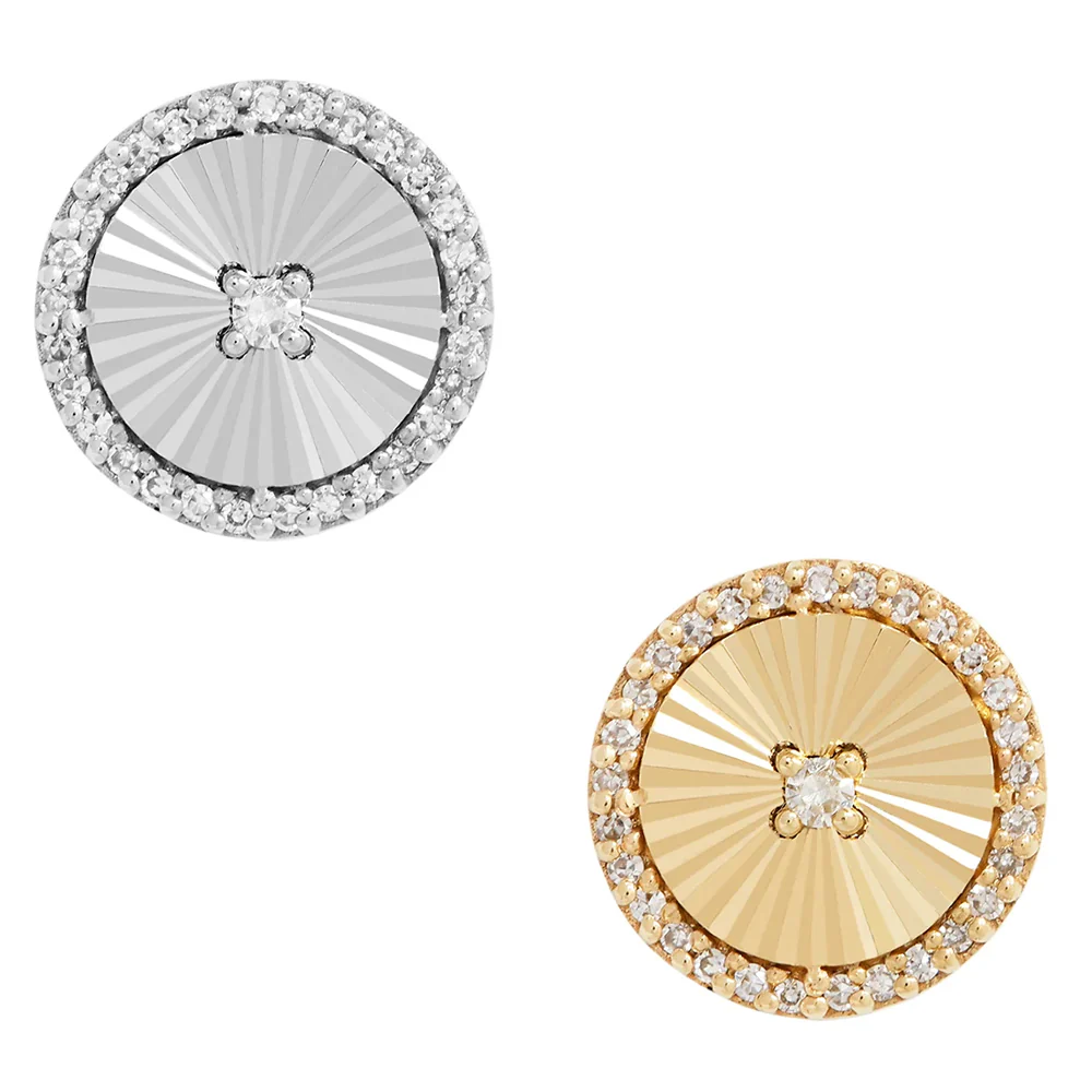 threadless: "Ascend" End in Gold with Diamonds