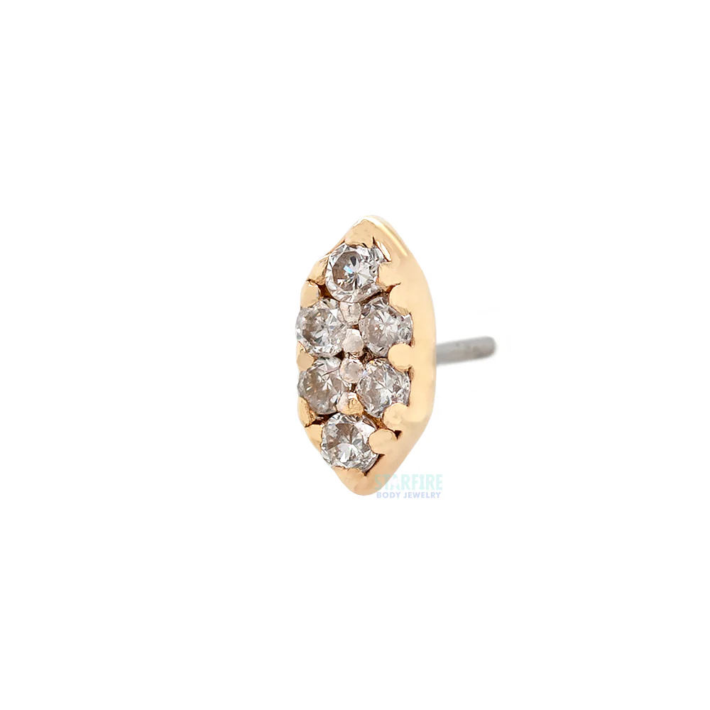 threadless: "Ba$h" End in Gold with Diamonds - Image 2
