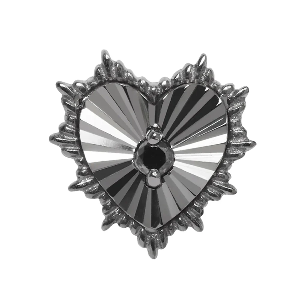 threadless: "Bad Romance" End in Black Rhodium - Gold with Black Diamond - Image 2