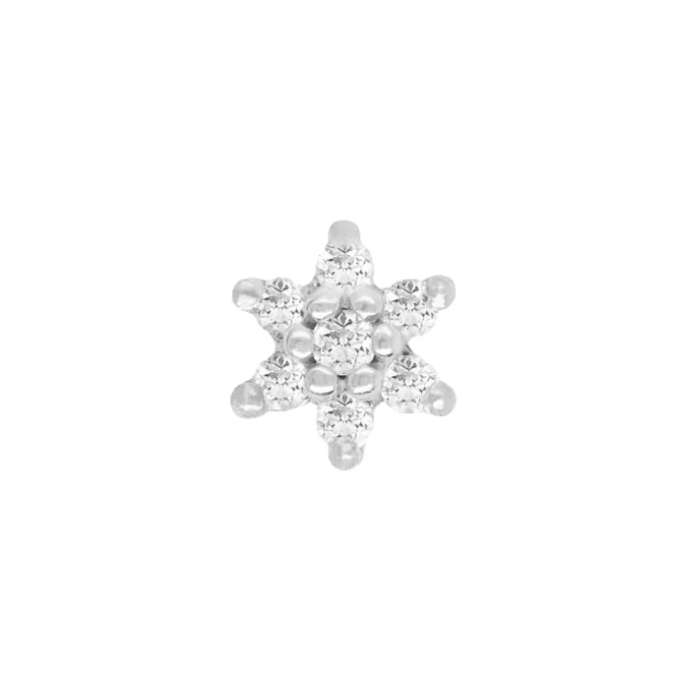 threadless: "Bloom" End in Gold with Diamonds - Image 3