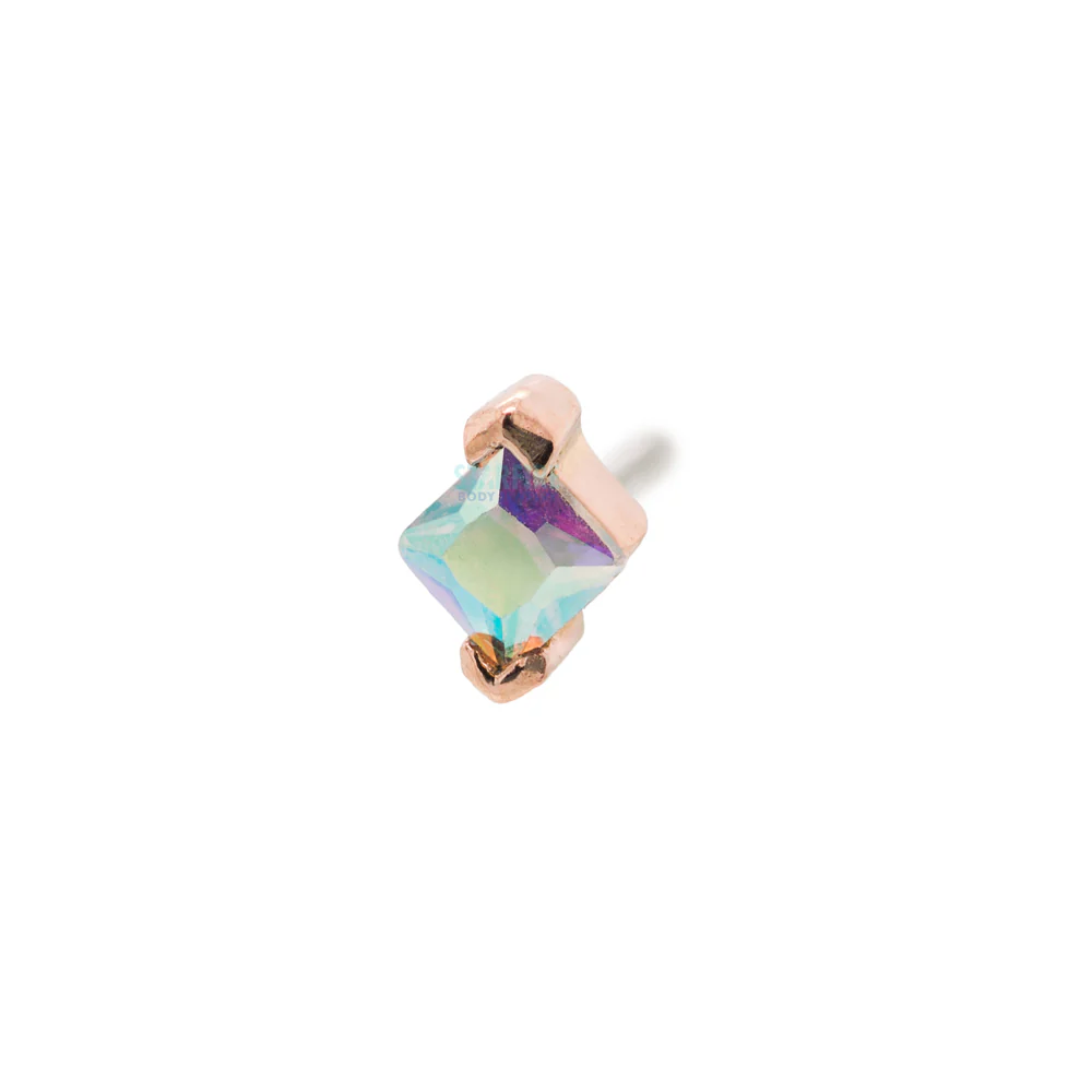 threadless: "Celestial" End in Gold with Mercury Mist Topaz