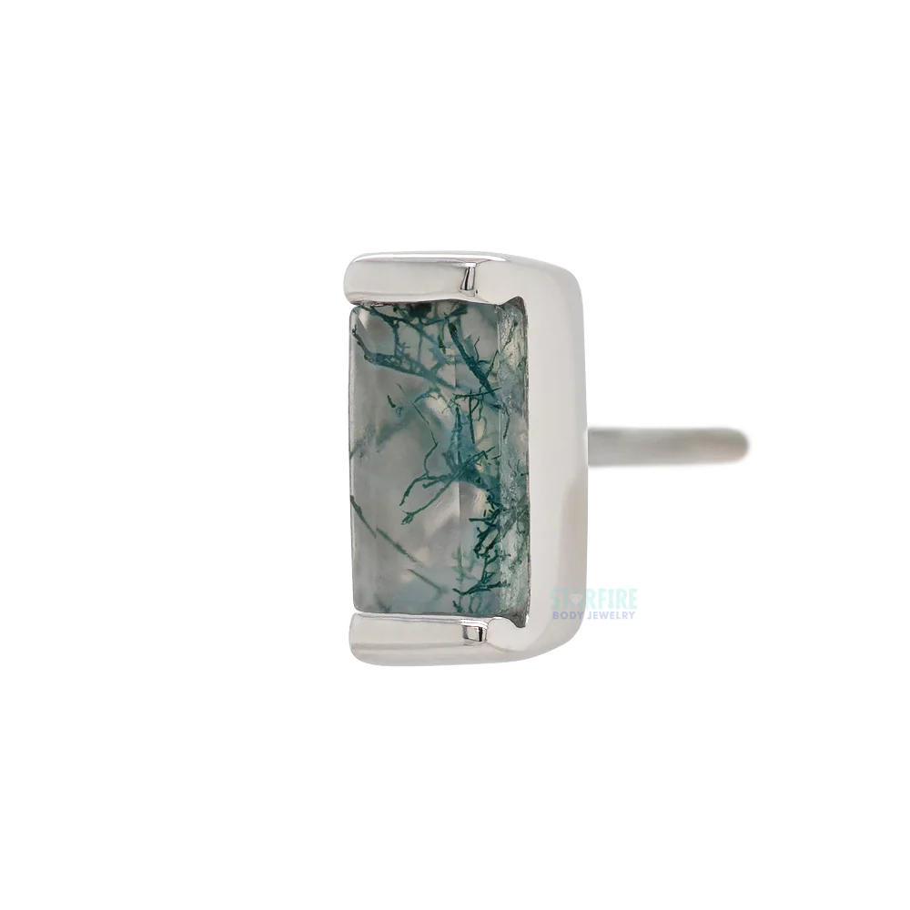 threadless: "Desire" End in Gold with Moss Agate