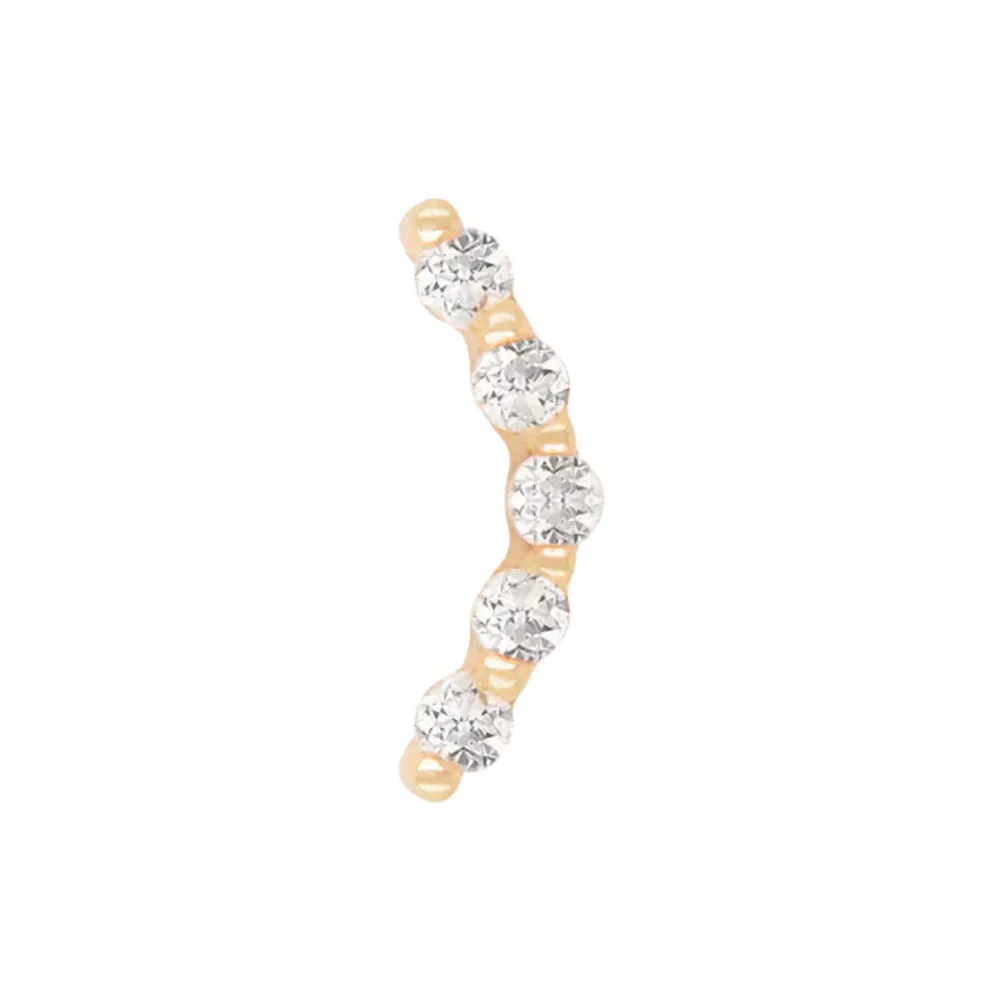 threadless: "Diem" End in Gold with Diamonds - Image 3