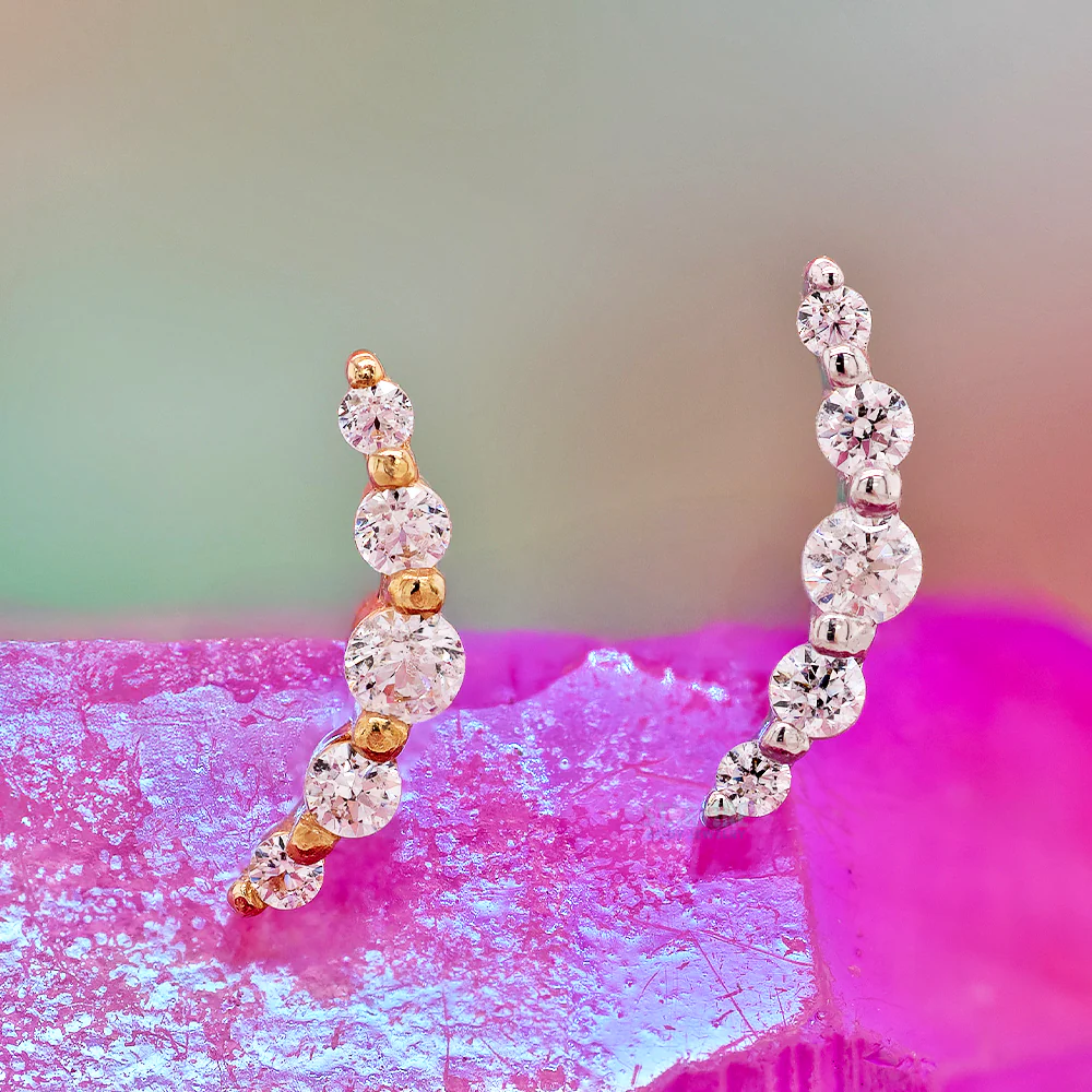 threadless: "Eternal" End in Gold with CZ's - Image 2