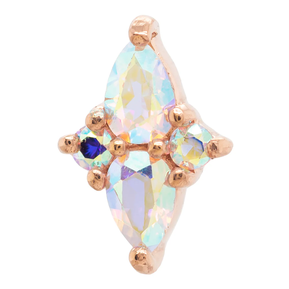 threadless: "Ethereal" End in Gold with Mercury Mist Topaz' - Image 3