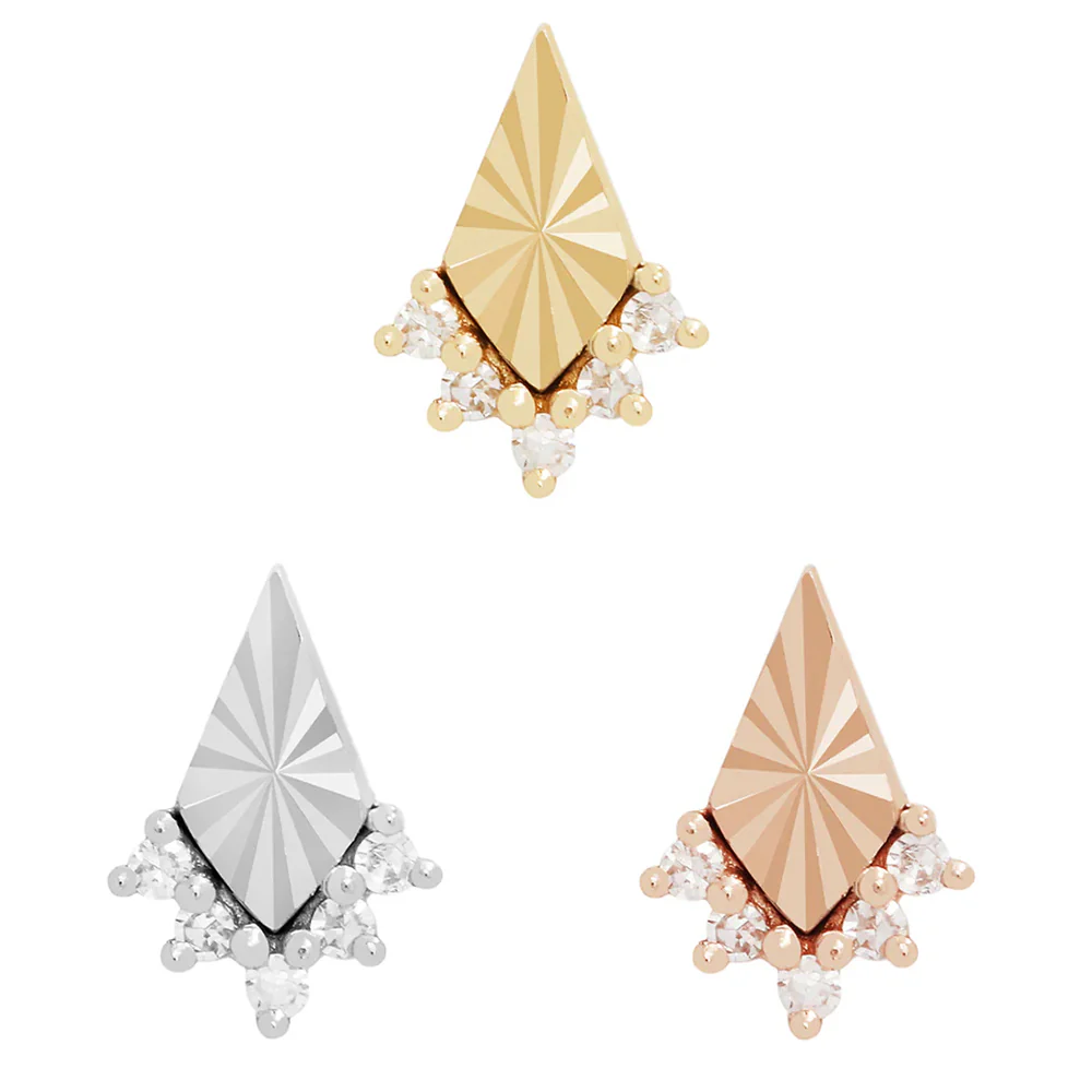 threadless: "Glow" End in Gold with Diamonds