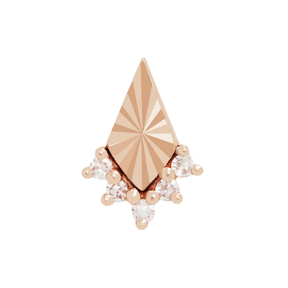 threadless: "Glow" End in Gold with Diamonds - Image 4