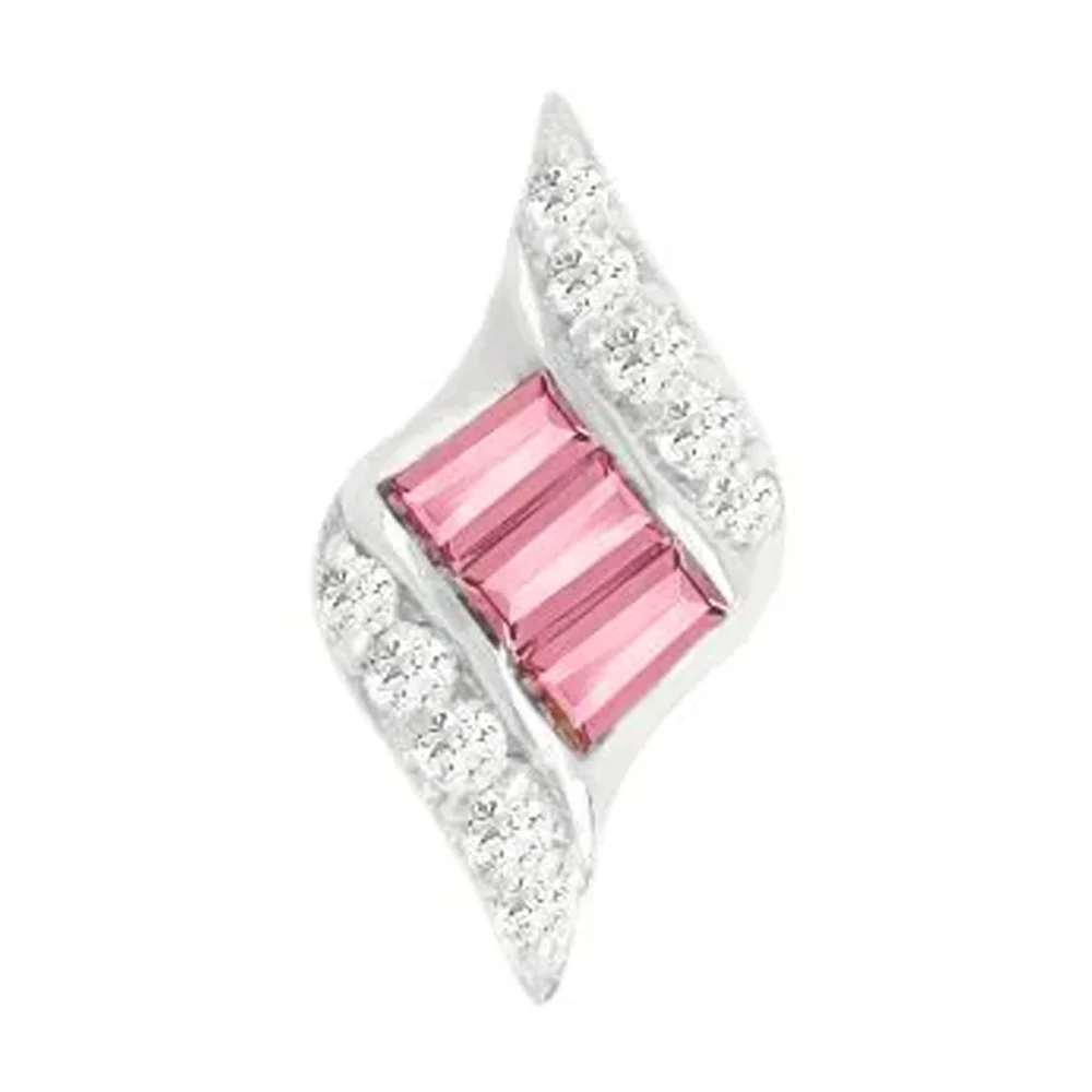 threadless: "Intrigue" End in Gold with Pink Tourmaline & CZ's - Image 3