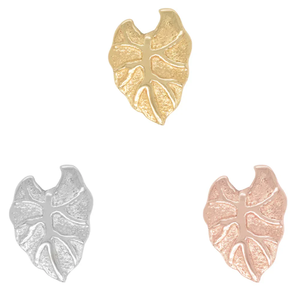 threadless: Kalo Leaf End in Gold