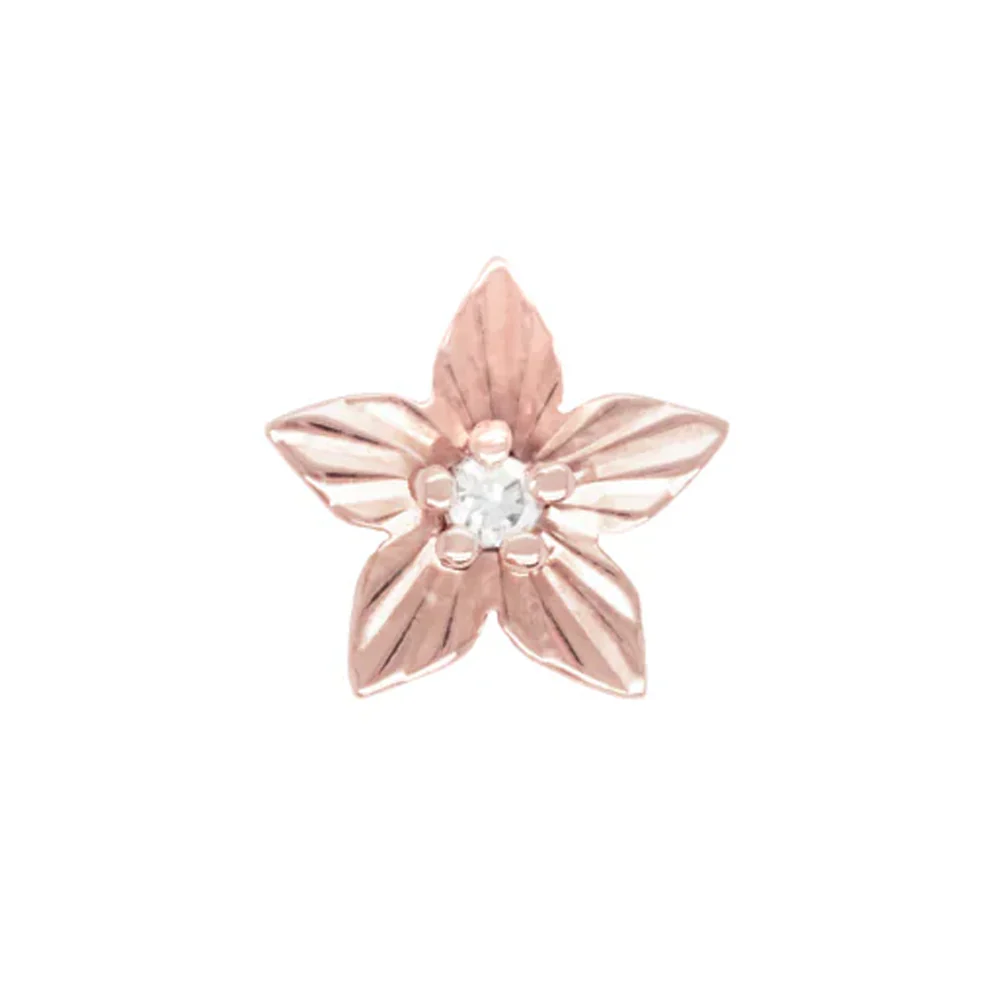 threadless: "Lula" End in Gold with Diamond - Image 5