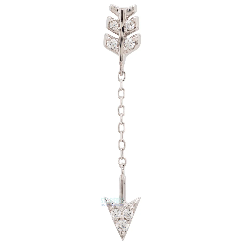 threadless: "Merida" Chain End in Gold with CZ's - Image 3