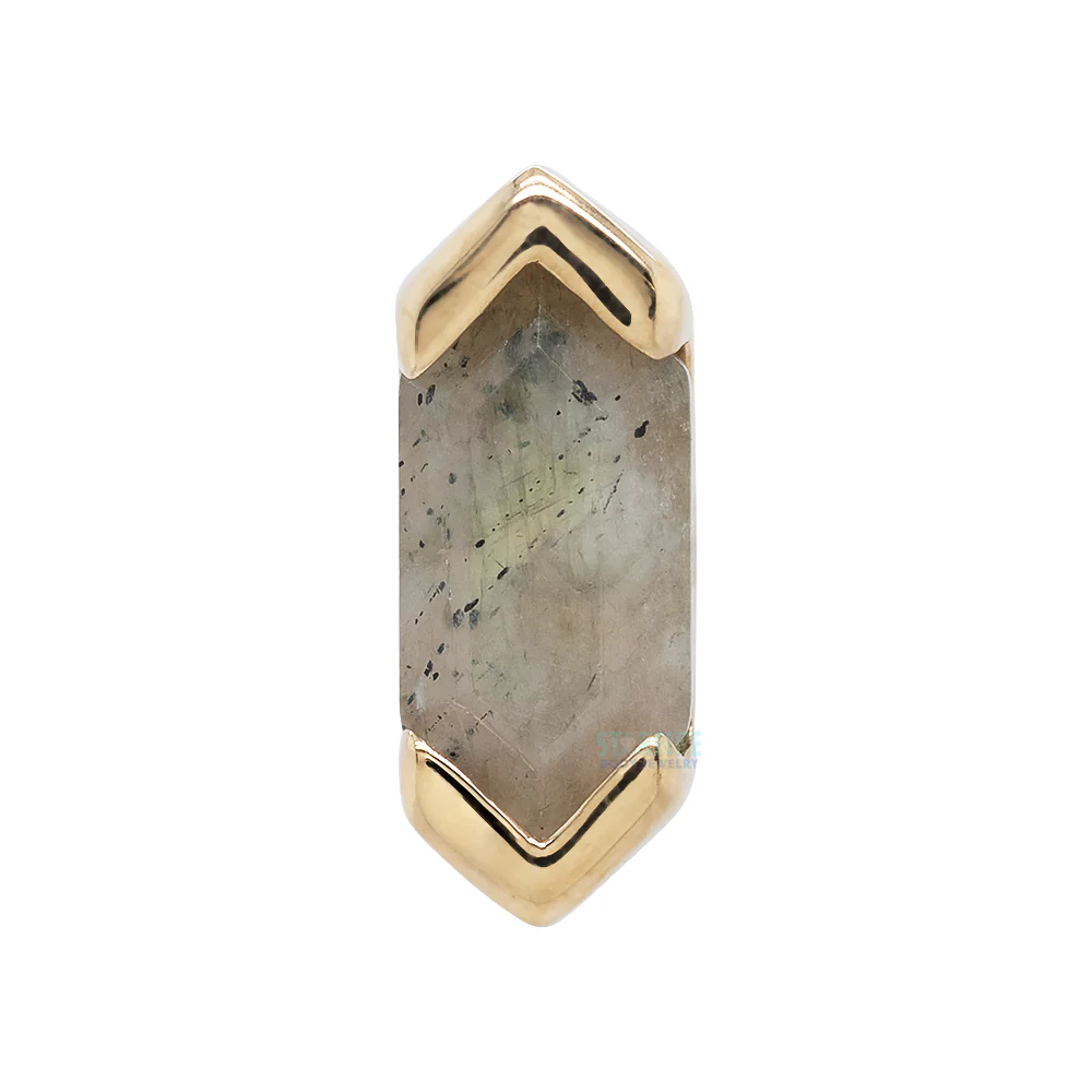 threadless: "Mystic" End in Gold with Labradorite