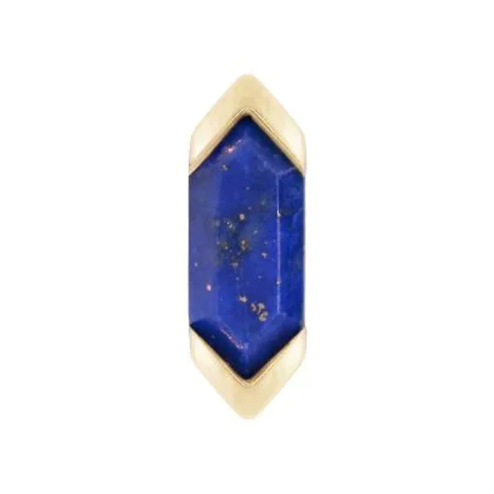 threadless: "Mystic" End in Gold with Lapis - Image 2