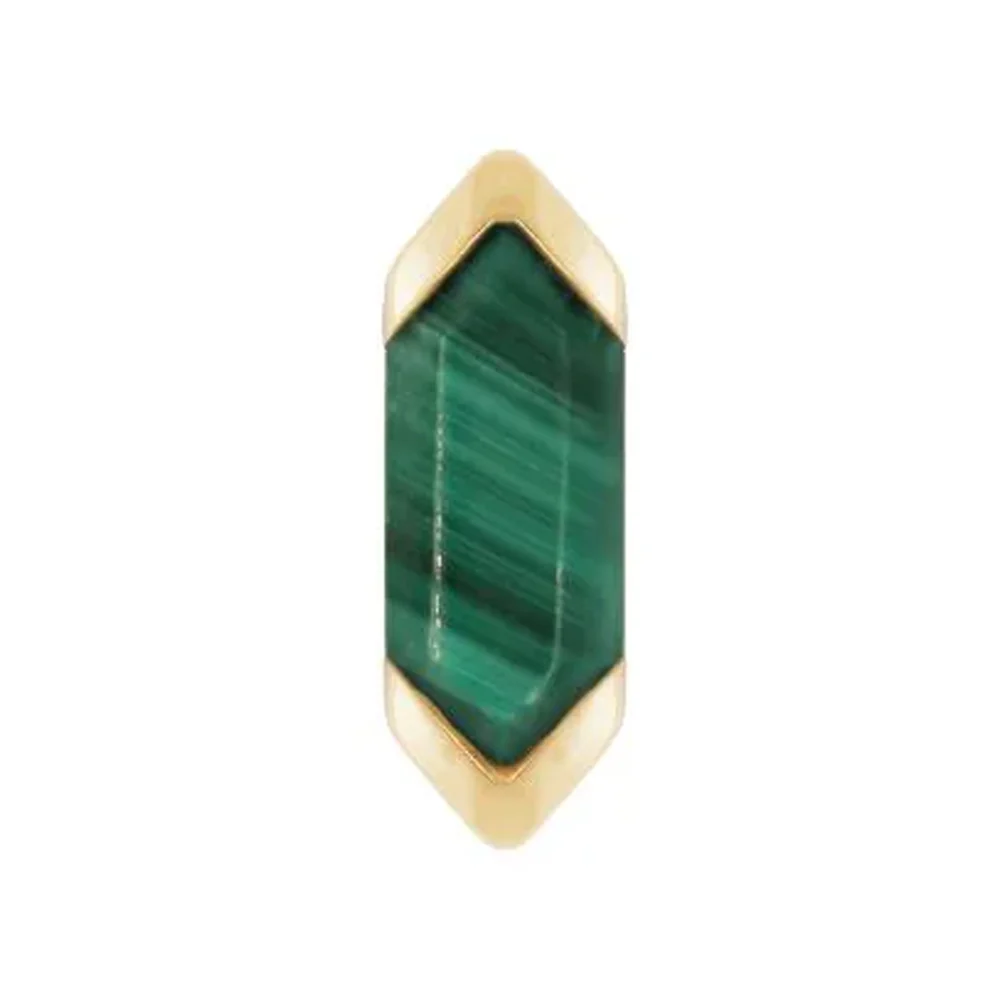 threadless: "Mystic" End in Gold with Malachite - Image 2