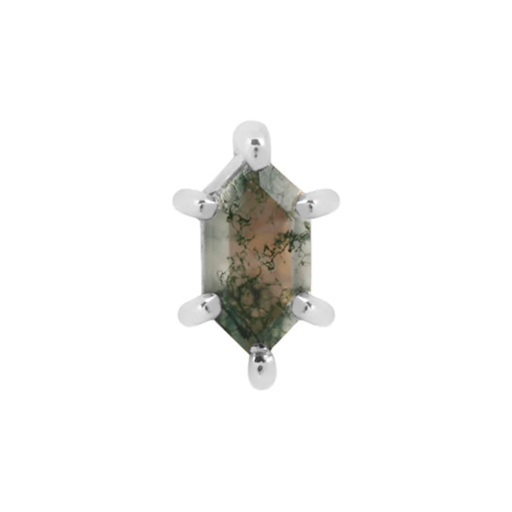 threadless: "Oh Hell Yes!" End in Gold with Moss Agate - Image 5