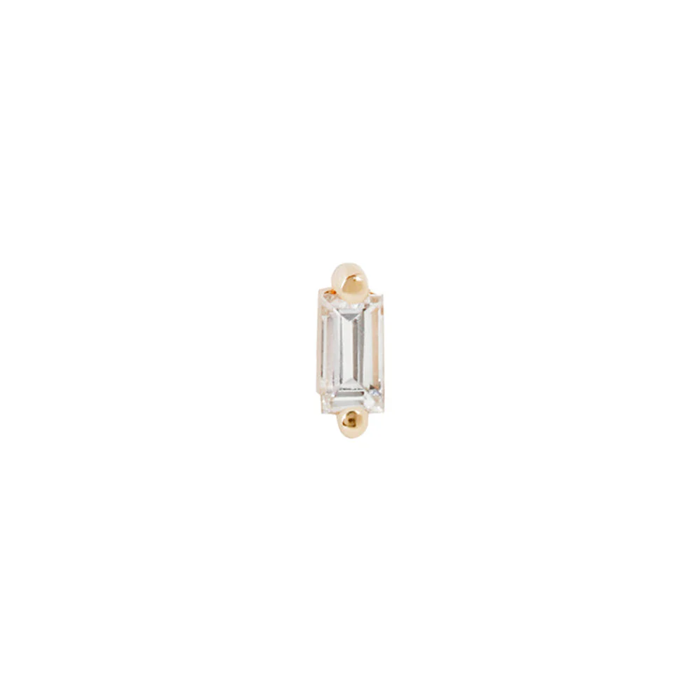 threadless: "Paris" End in Gold with Diamond - Image 3