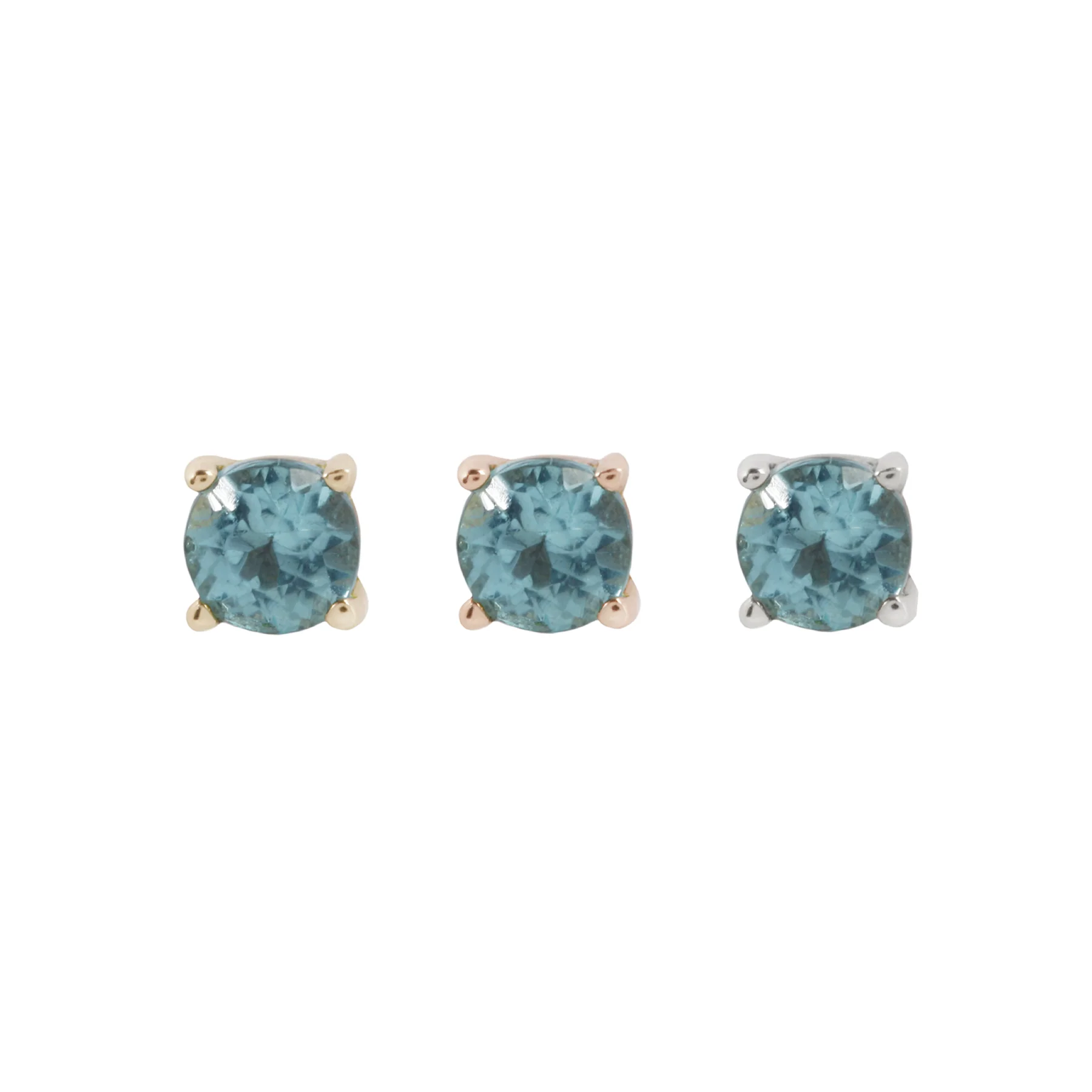 threadless: Prong-Set Apatite End in Gold - Image 2