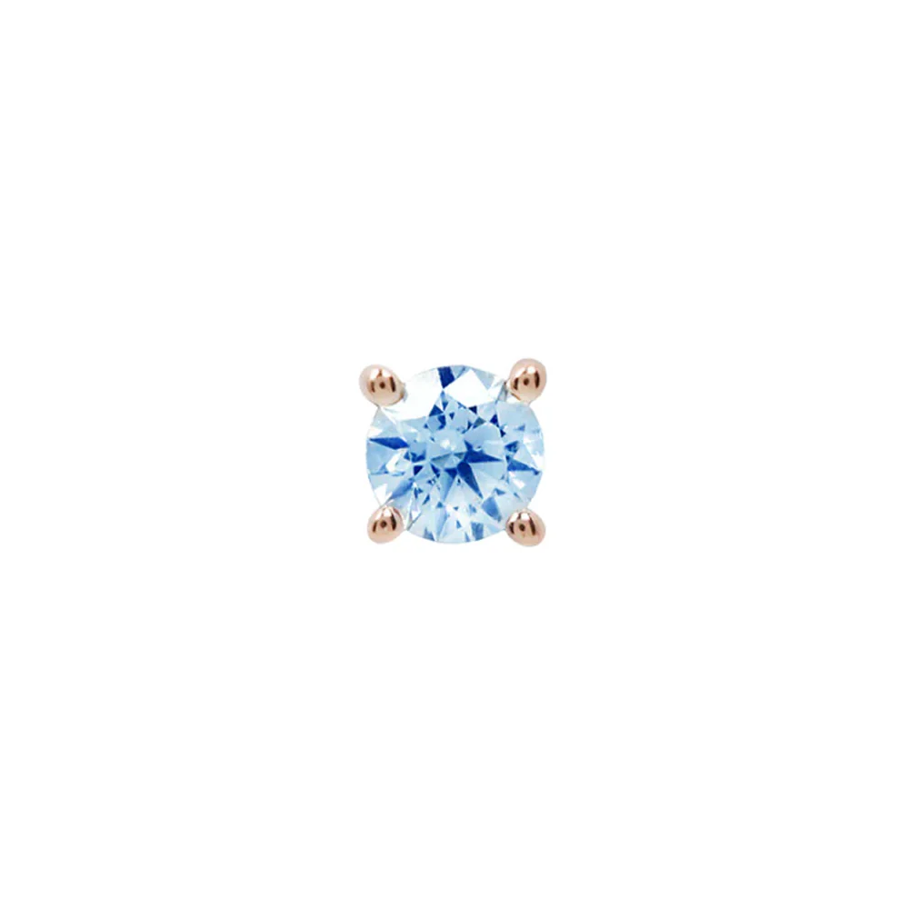 threadless: Prong-Set London Blue Topaz End in Gold - Image 6
