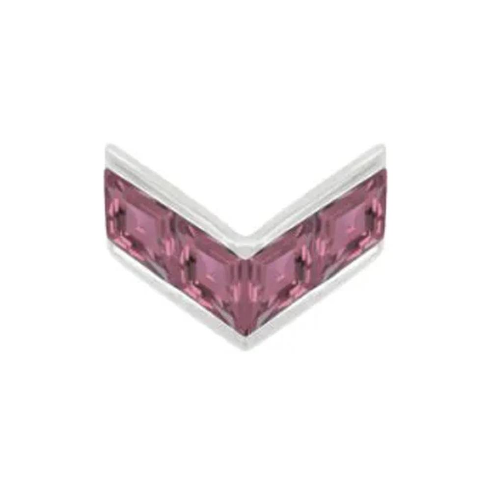 threadless: "Rave" End in Gold with Amethyst - Image 4