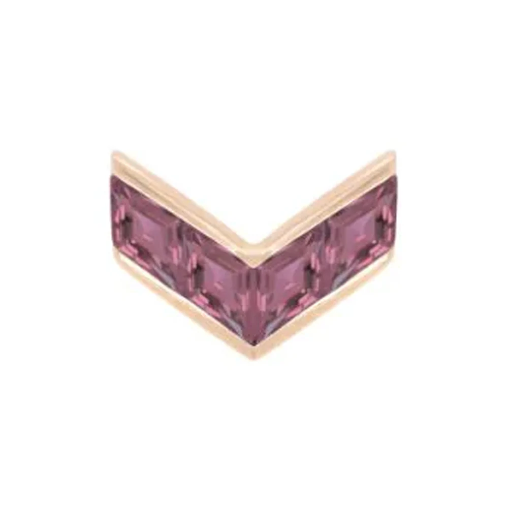 threadless: "Rave" End in Gold with Amethyst - Image 5