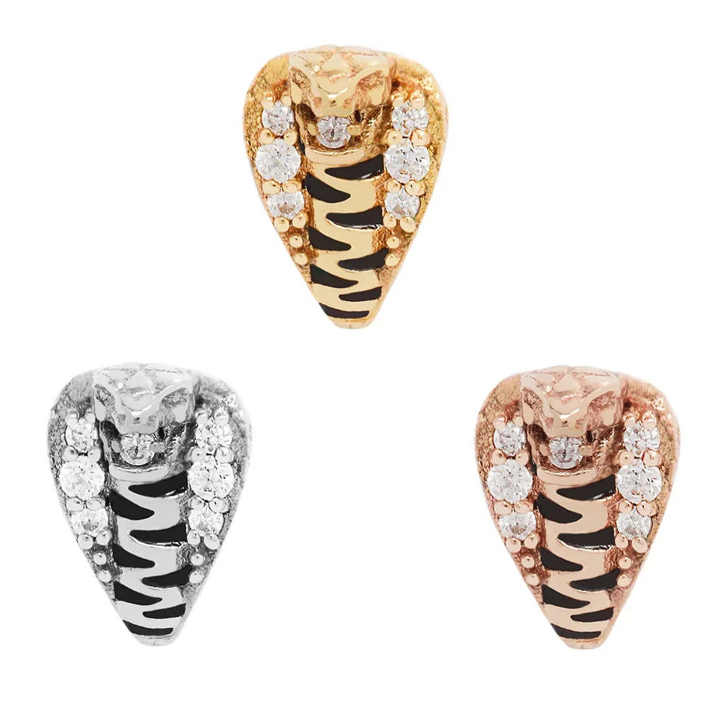threadless: "Savage" End in Gold with CZ's
