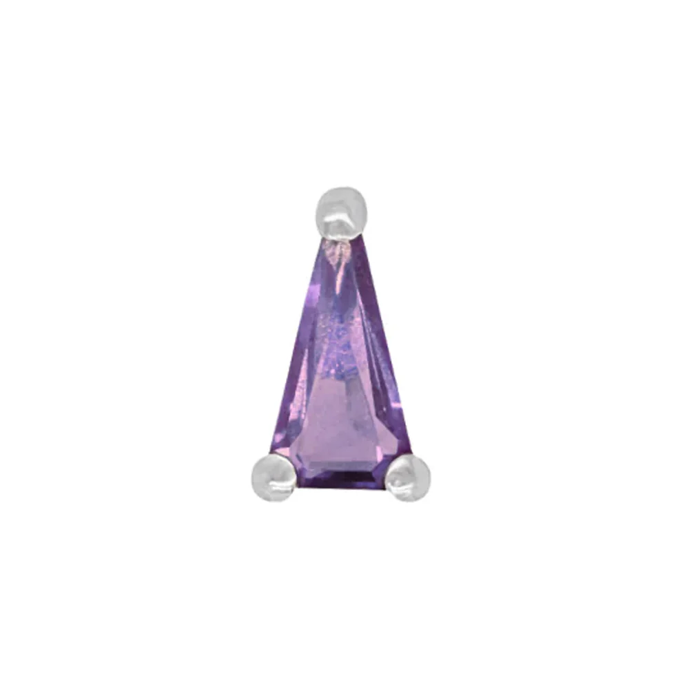 threadless: "Seek" End in Gold with Amethyst - Image 2