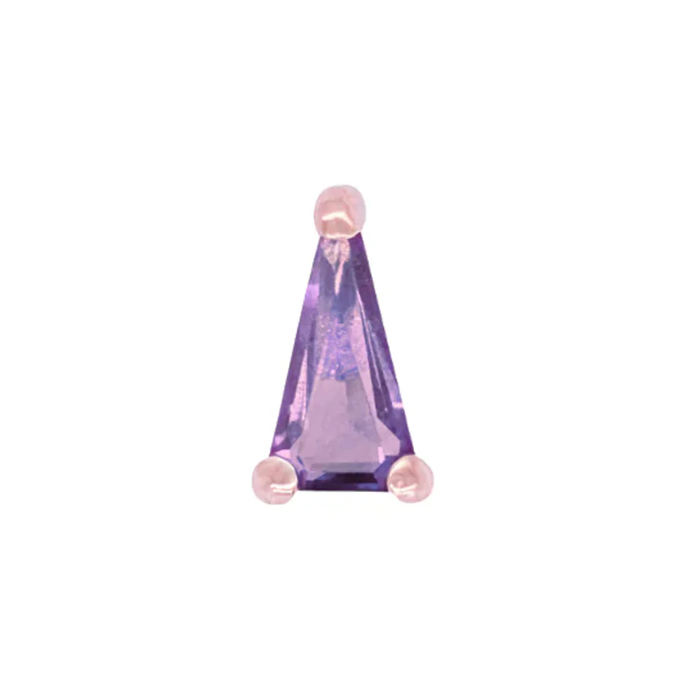 threadless: "Seek" End in Gold with Amethyst - Image 3