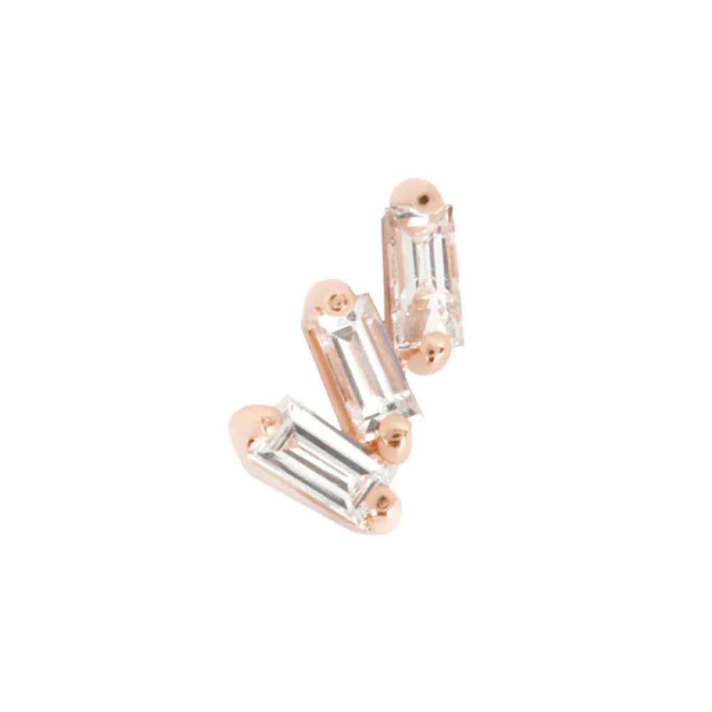 threadless: "Staxx" End in Gold with White Topaz' - Image 10