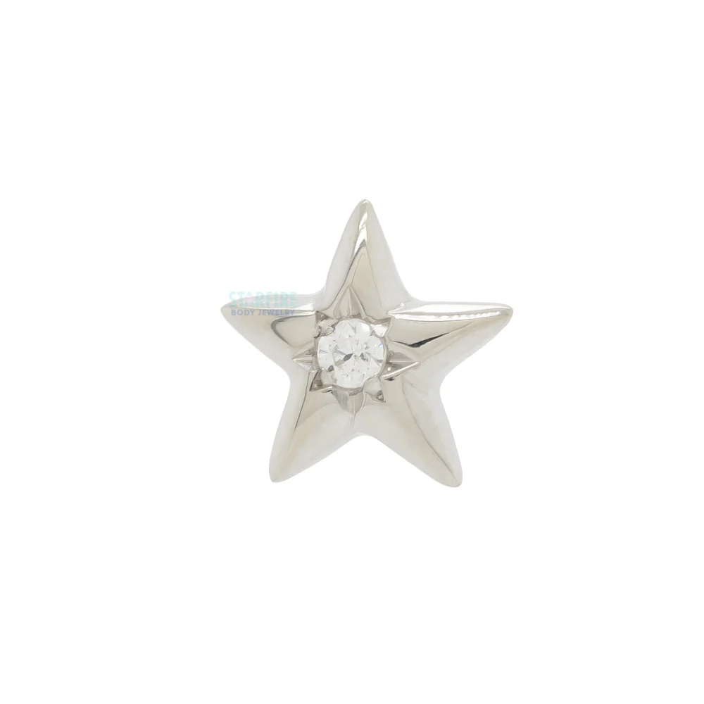 threadless: "Stellar" End in Gold with CZ