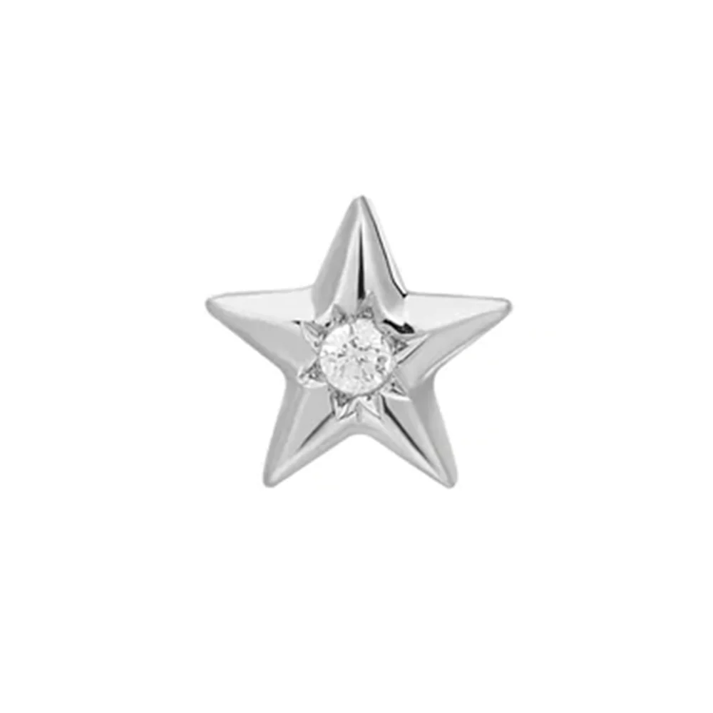 threadless: "Stellar" End in Gold with CZ - Image 5