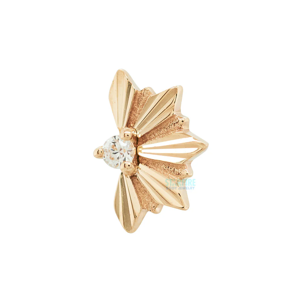threadless: "Surrender" End in Gold with CZ