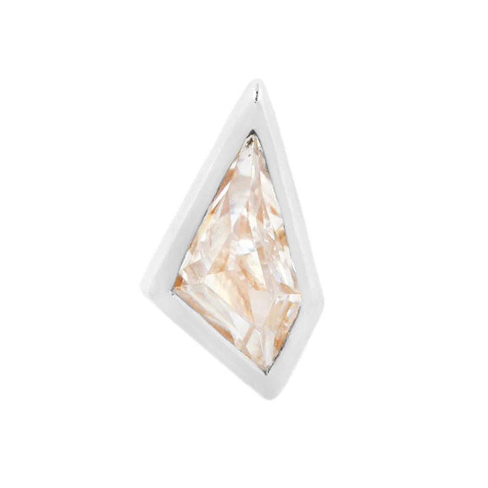 threadless: "Transcend" End in Gold with CZ - Image 3