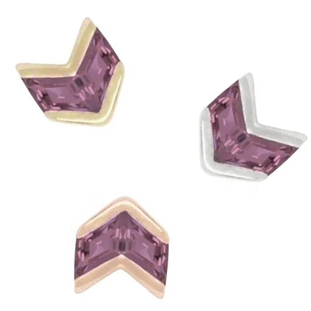 threadless: "Vande" End in Gold with Amethyst