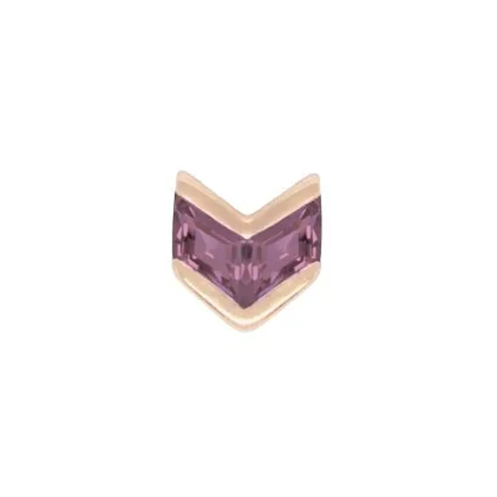 threadless: "Vande" End in Gold with Amethyst - Image 4