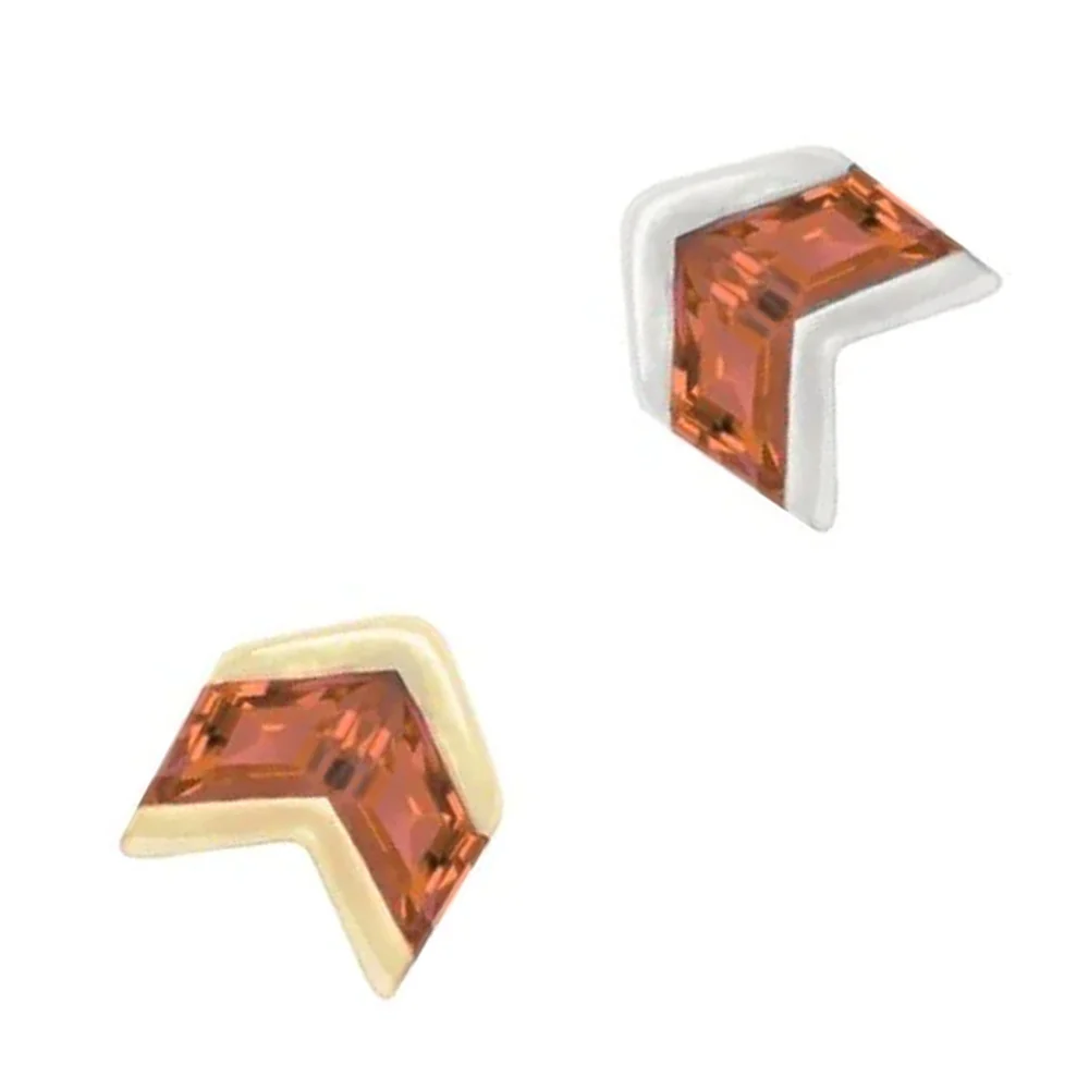 threadless: "Vande" End in Gold with Garnet