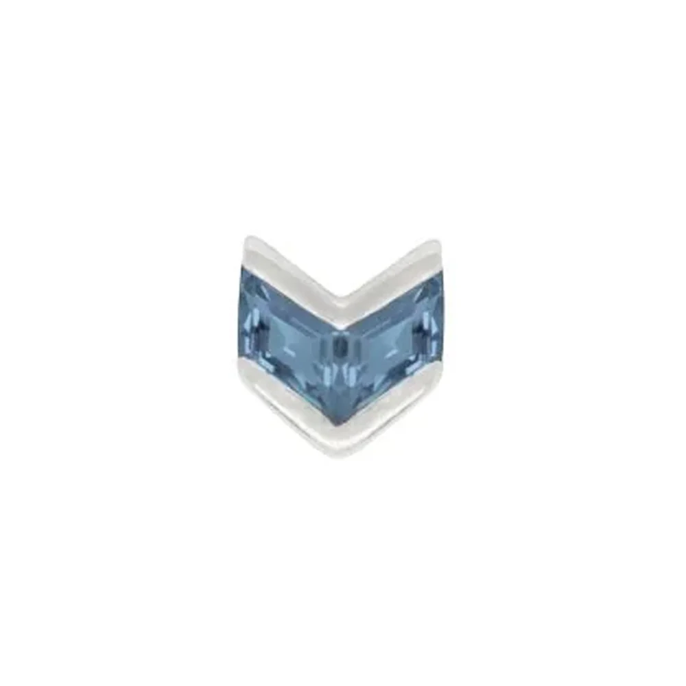 threadless: "Vande" End in Gold with London Blue Topaz - Image 3