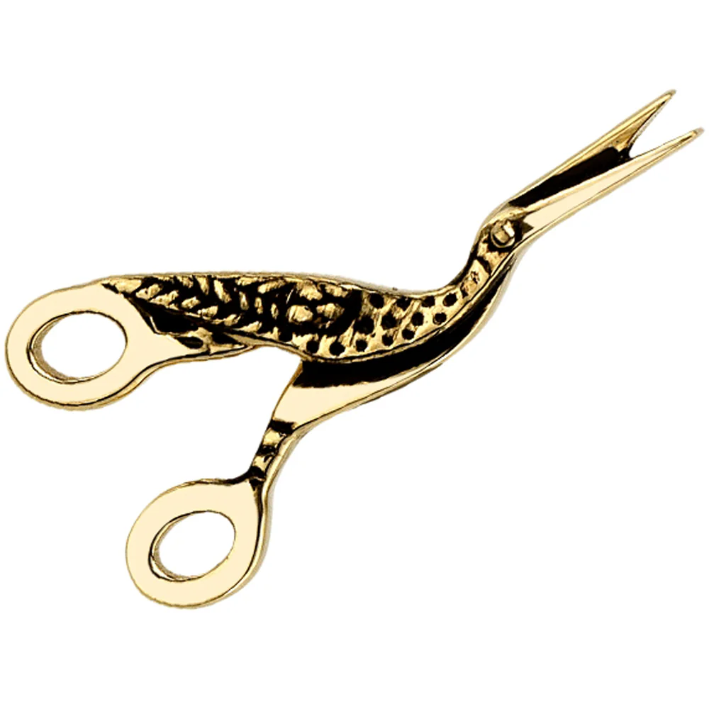 Adelaide's Scissors Threaded End in Gold & Platinum - Image 2
