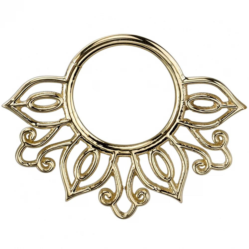 "Azalea" Hinge Ring in Gold - Image 2