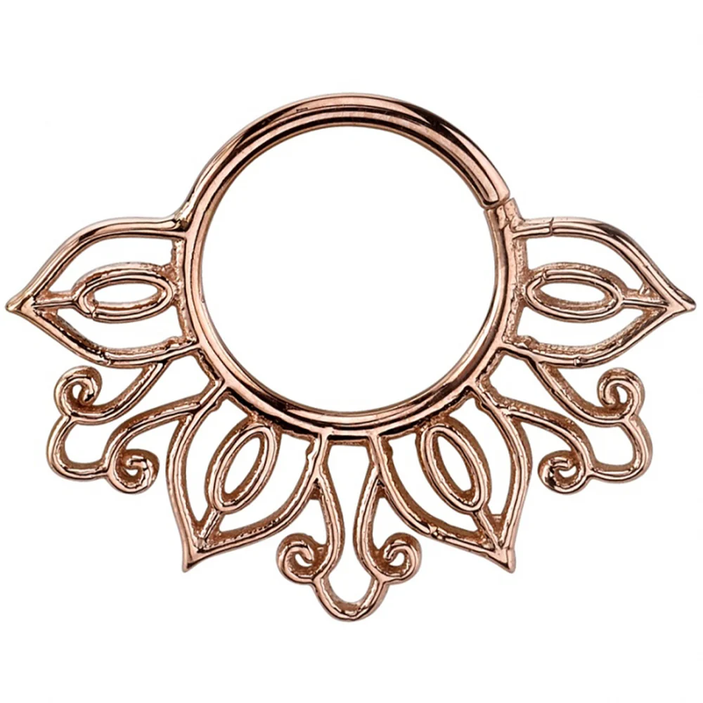 "Azalea" Hinge Ring in Gold - Image 4